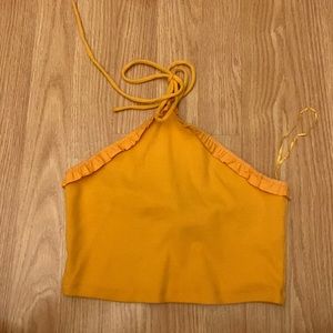 Orange Zara halter top